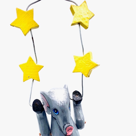 Monkey Business Elephant Halo Christmas Tree Ornament - Picture 2 of 3